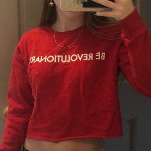 Crop top sweater
